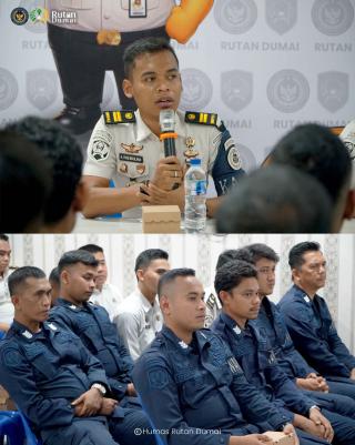 Perkuat Pengamanan, Rutan Dumai Gelar Rapat Bersama Jajaran Pengamanan