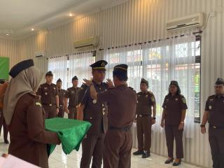 Pelantikan pejabat struktural Kejari Inhu