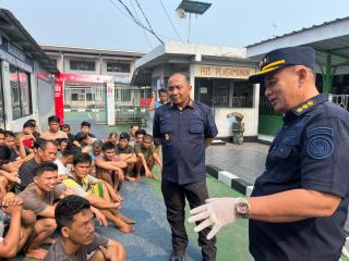 Tim II Kanwil Ditjenpas Riau Periksa Fasilitas Hunian dan Rumah Dinas Lapas Bengkalis