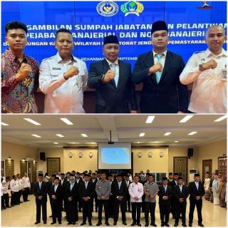 Empat Pejabat Struktural Lapas Bengkalis Resmi Dilantik Kepala Kanwil Ditjenpas Riau