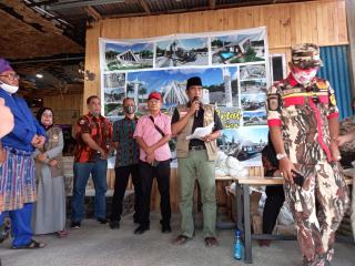 Santri Tani Indonesia Laksanakan Upacara Kenegaraan HUT RI ke 75,di RA Cafe Aren