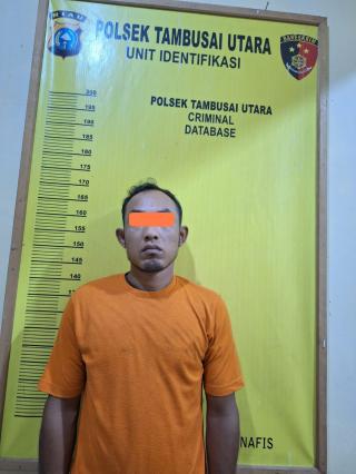 Seorang Pria Diamankan Unit Reskrim Polsek Tambusai Utara Terkait Kasus Penadahan Motor Hasil Curian