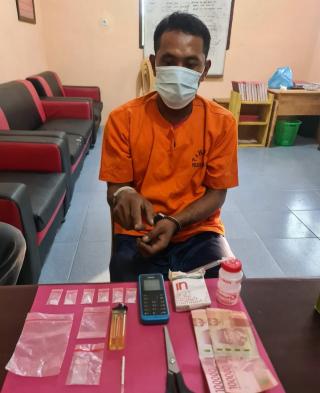 Polsek Siak Hulu Tangkap Pelaku Narkoba di Perumahan Gading Marpoyan Desa Pandau Jaya