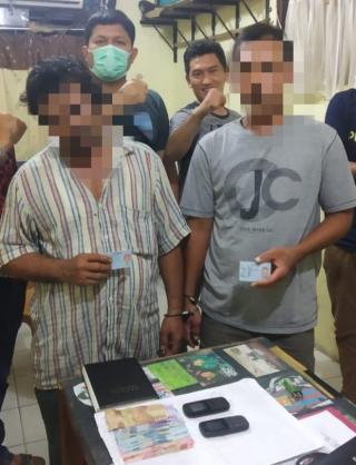 2 Pelaku Judi Togel Ditangkap Unit Reskrim Polsek Siak Hulu