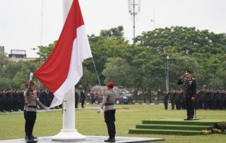 Pimpin Upacara Hari Lahir Pancasila, Wakapolda Riau Bacakan Amanat Kepala BPIP RI