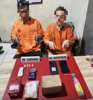 Polres Kampar Tangkap Sepasang Kekasih, Miliki Sabu sabu