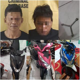 Satreskrim Polres Kampar Kembali Ungkap Kasus Curanmor,3 Pelaku dan 3 Motor Diamankan