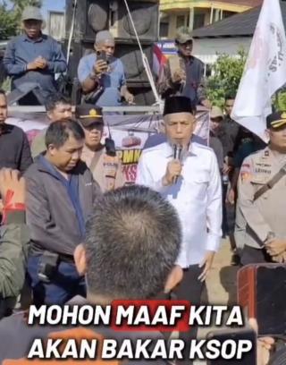 Walikota Dumai: Diduga jadi propokasi dengan mengatakanBakar KSOP, ucapan yang tidak wajar  Seorang 