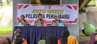 Jumat Curhat Polsek Senapelan, Himbau Warga Memerangi Narkoba