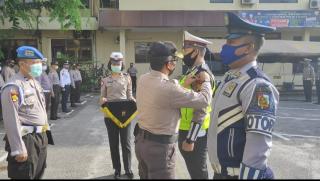 Operasi Patuh Lancang Kuning 2020 Dimulai, Polresta Pekanbaru Laksanakan Apel Gelar Pasukan