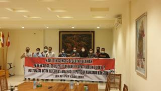 Menjelang putusan MK Rajut paslon no 2 ajak pendukung Bersabar