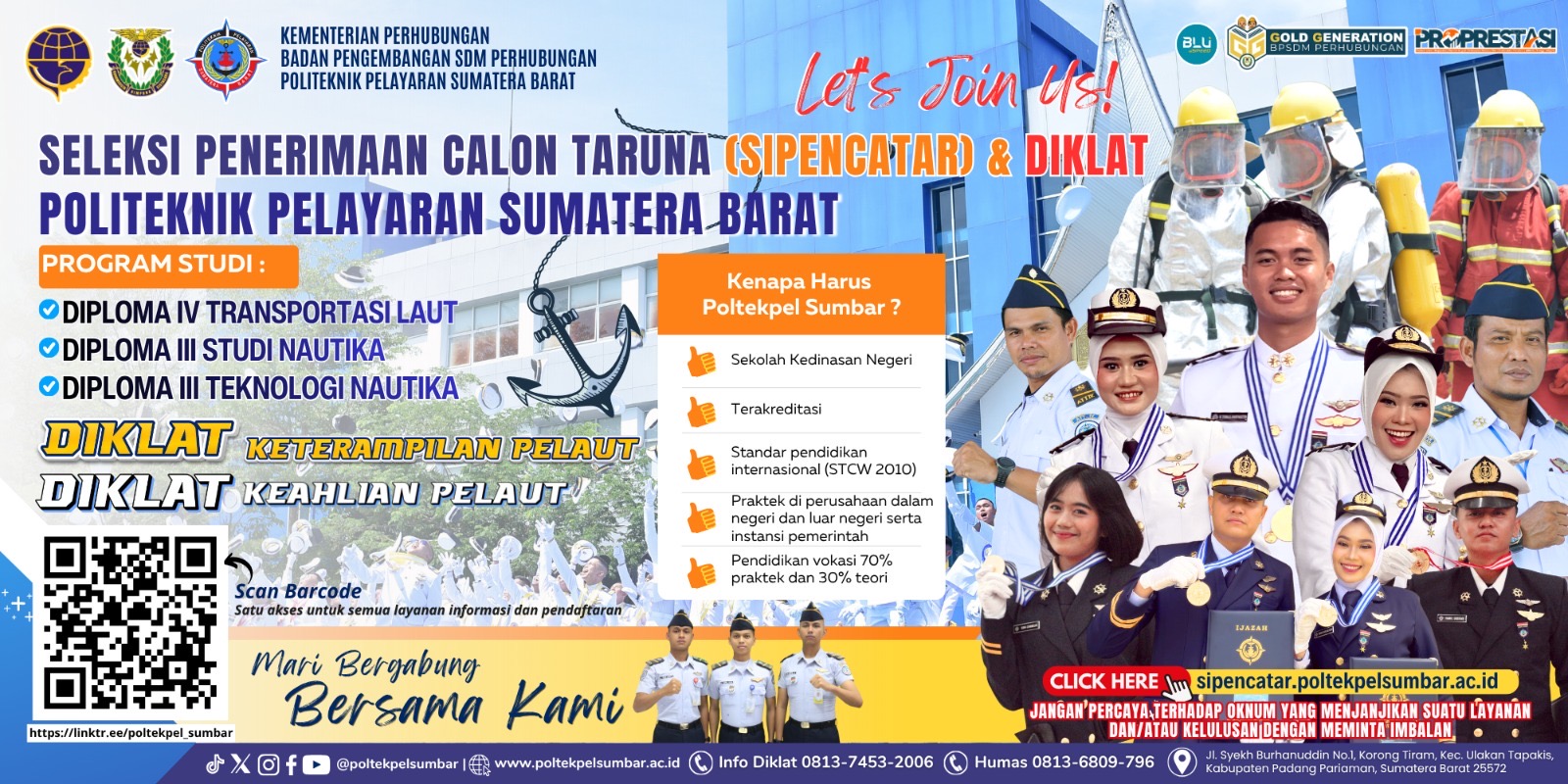 Poltekpel sumbar 2026/2027